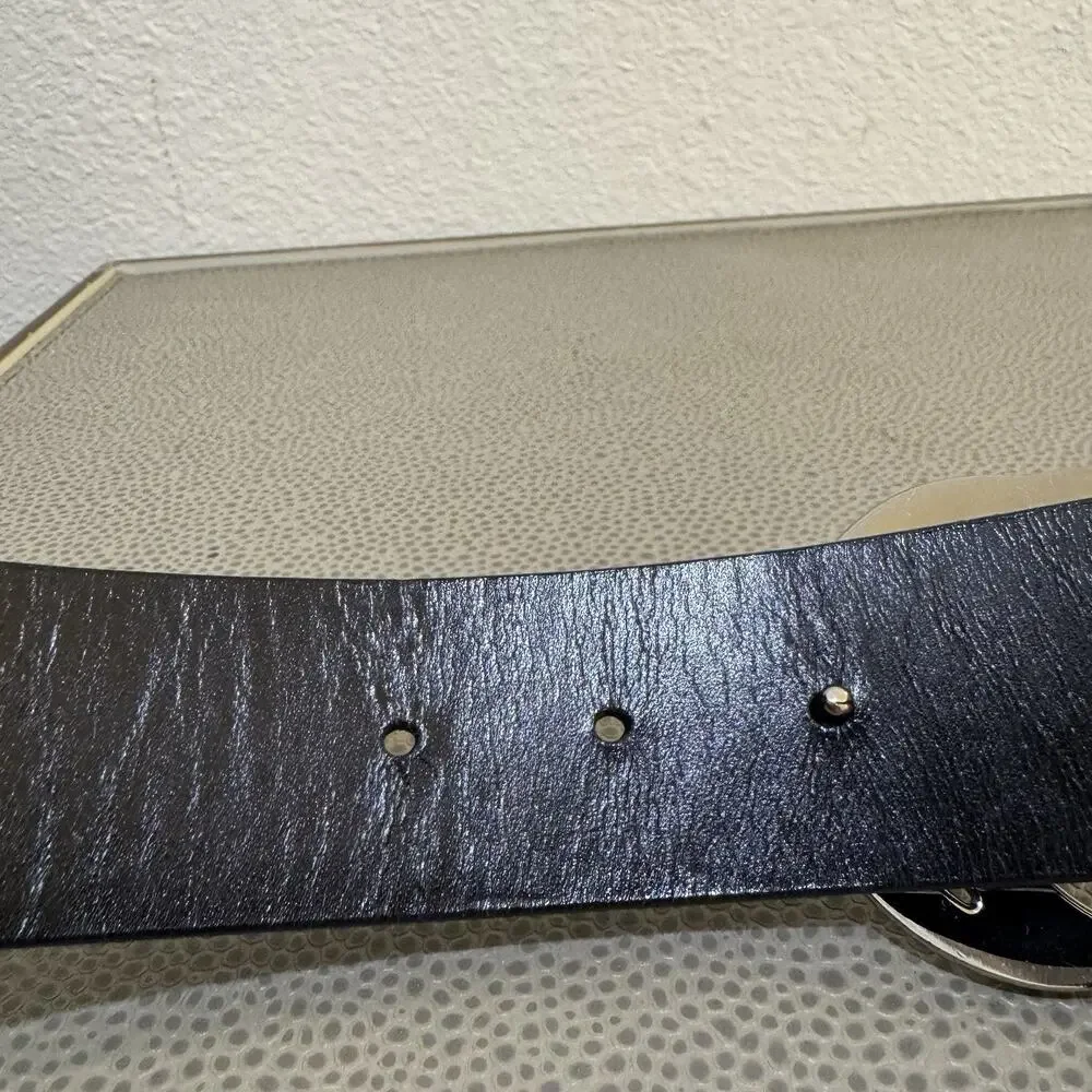 Gucci belt men authentic used 114876 479610 75 30 (Fits 30-32)